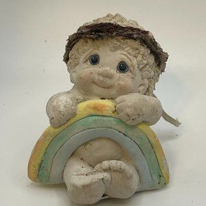 Dreamsicle Angel, Cherub with Rainbow, Rainbow's End DC311